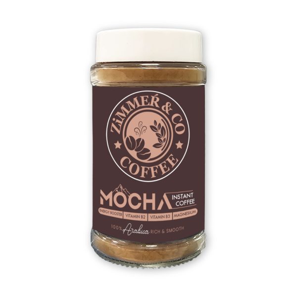 Zimmer & Co Instant Coffee Mocha, 50G, 100% Arabica Rich and Smooth, Freeze Dried Coffee 1