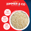 Zimmer & Co Everyday Basmati Rice 1 KG | Naturally Aromatic | Quality and Taste | Sourced fresh from Farms of Haryana | Extra Long Grain | Free Spoon Inside